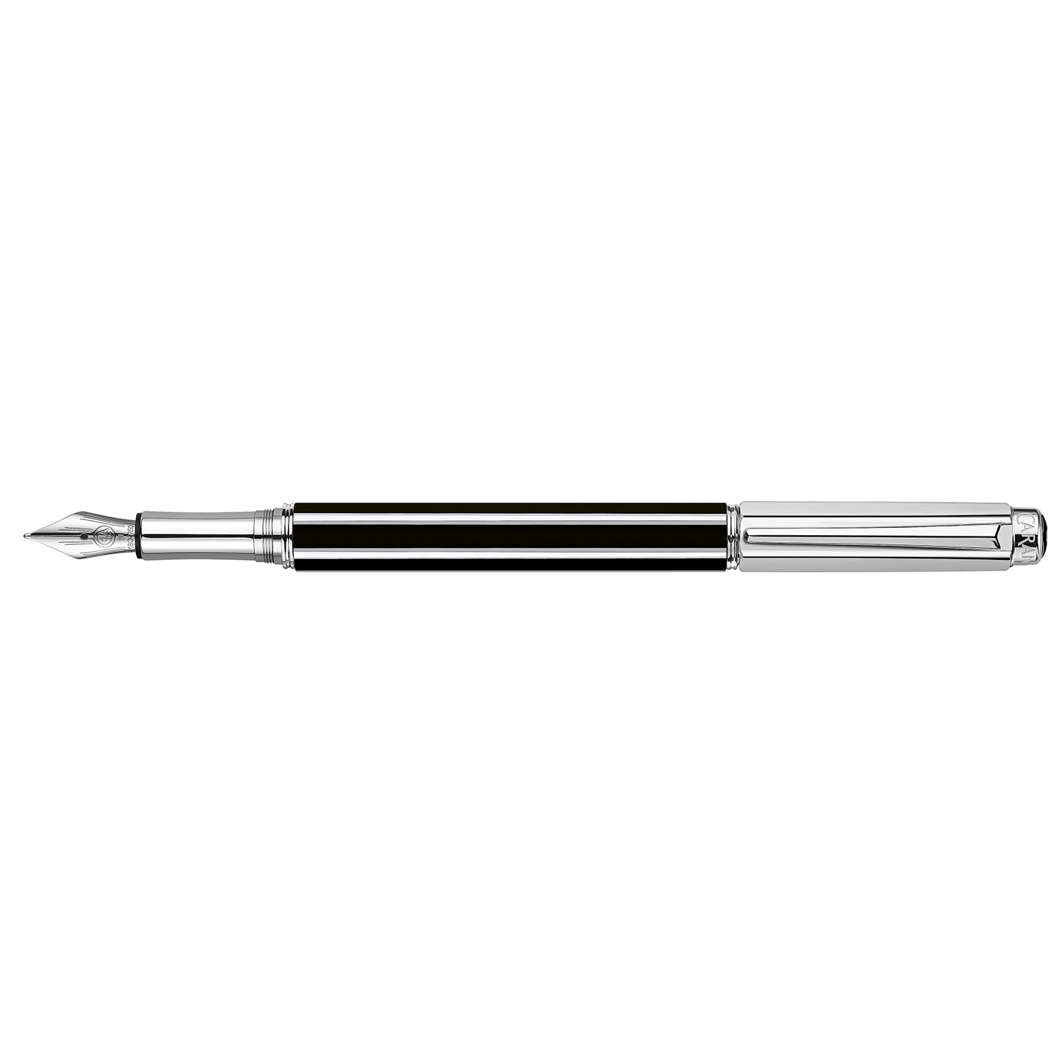 Caran d'Ache Varius Chinablack Lacquer Silver Fountain pen